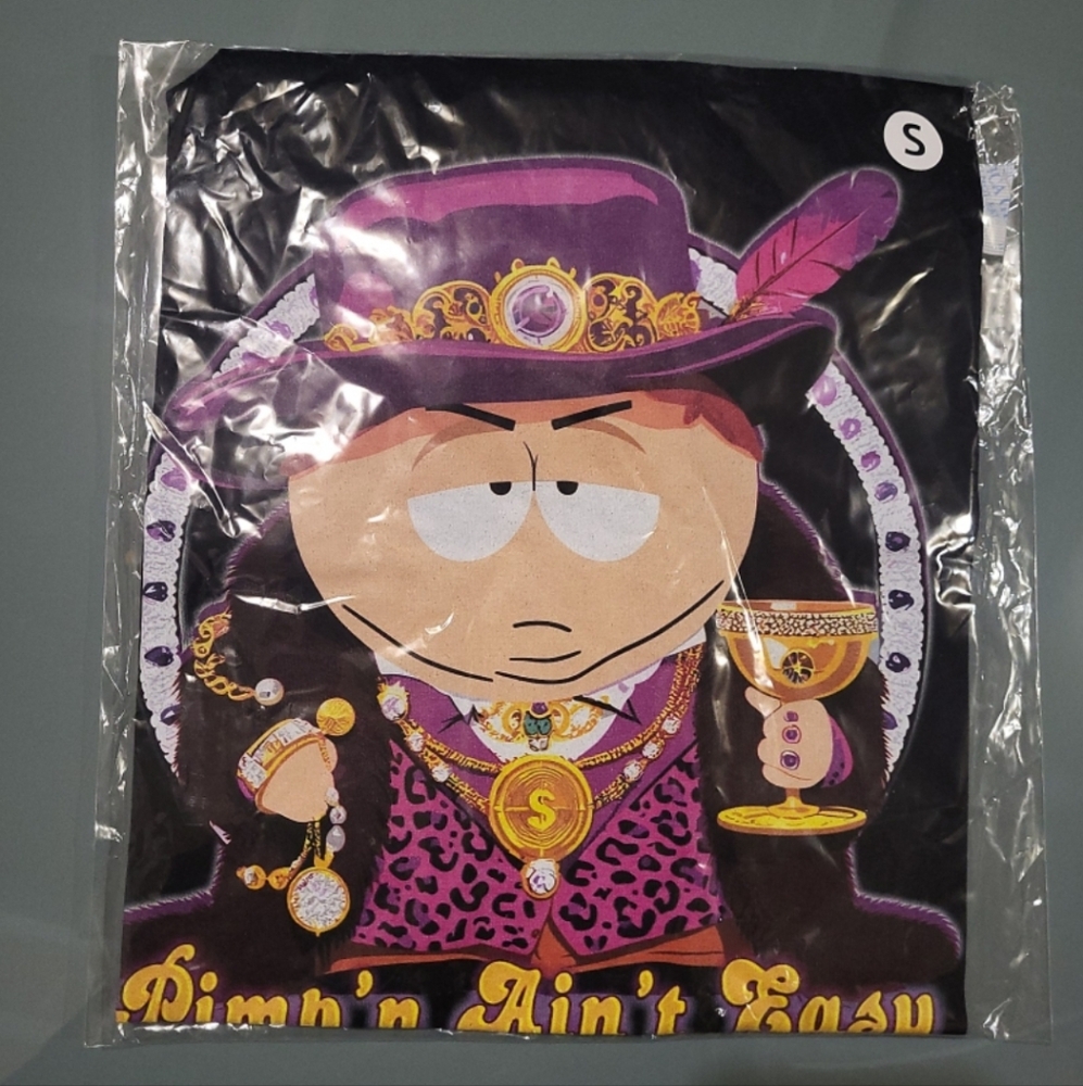 South Park Pimp Cartman Black Shirt